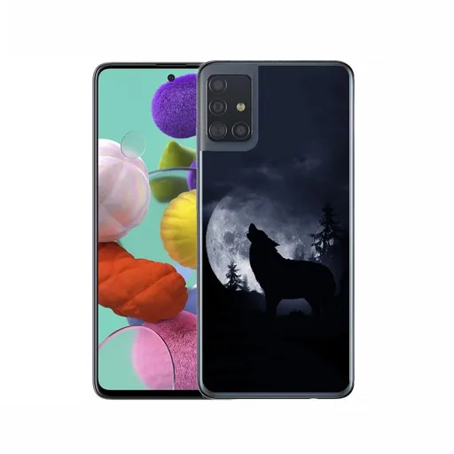 MY ART Ochranný kryt Samsung Galaxy A51 WOLF (247)