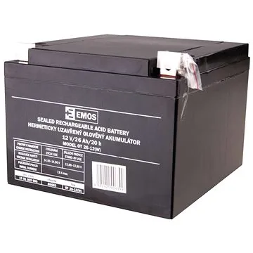EMOS Bezúdržbový olovený akumulátor 12 V/26 Ah L2 (1201003600)