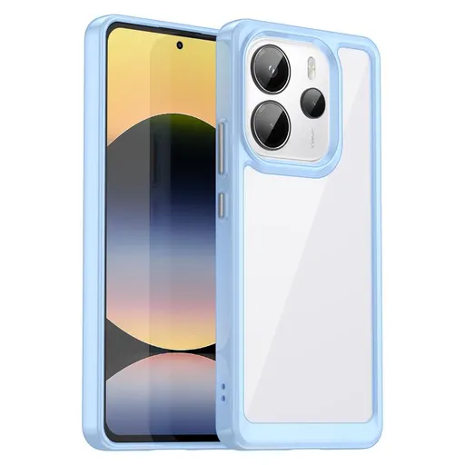 CRYSTAL Ochranný kryt pre Xiaomi Redmi Note 14 modrý