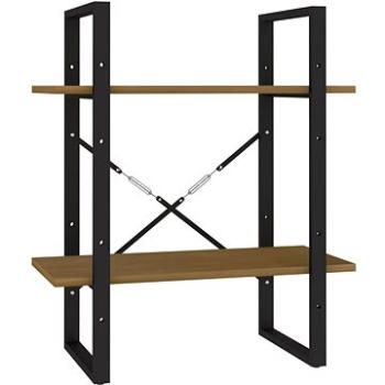 Shumee, s 2 policami, medovohnedá, 60 × 30 × 70 cm, masívna borovica, 806435