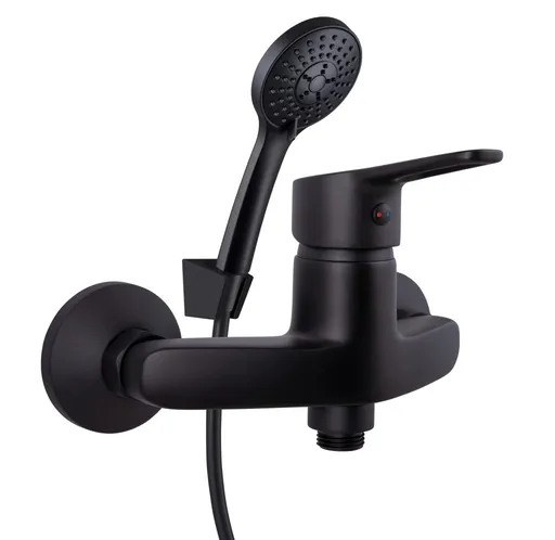 Rubineta - Sprchová batéria UNO-12/K NEW čierna OLBAUN12KBNEW