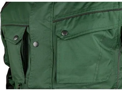 Bunda CXS IRVINE, zimná, pánska, zeleno-čierna, veľ. XL