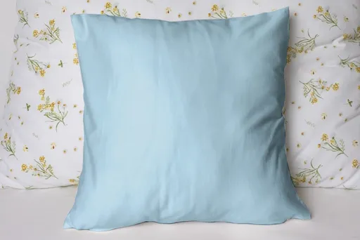 Polášek Jednofarebná obliečka na vankúš Jersey - Svetlomodrá | 40 x 40 cm