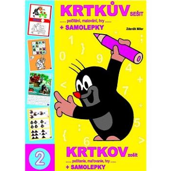 Krtkův sešit počítání, malování, hry + samolepky (859-5-387-0366-2)