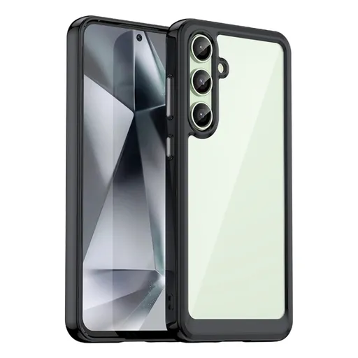 CRYSTAL Ochranný obal pre Samsung Galaxy S24 FE 5G čierny