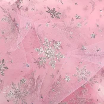 Tyl na TUTU Crystal pink