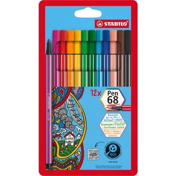 STABILO Pen 68 Art Therapy – sada 12 ks (6812-7)