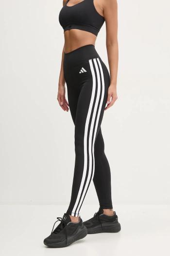 Tréningové legíny adidas Performance Essential čierna farba, s nášivkou, JD6545