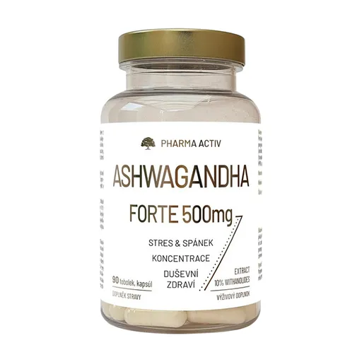 PHARMA ACTIV Ashwagandha Forte 500 mg 90 kapsúl