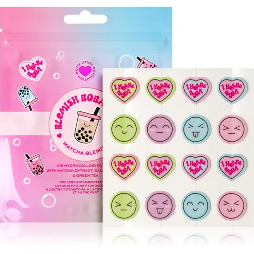 I Heart Revolution Bubble Tea Blemish Boba náplasti na problematickú pleť proti akné 16 ks