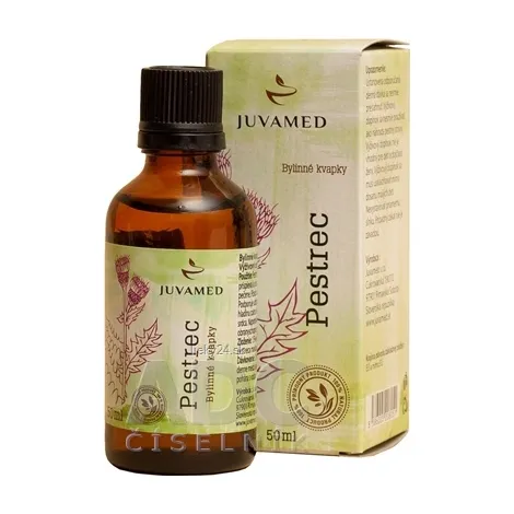 JUVAMED Pestrec-bylinne kvapky 50ml
