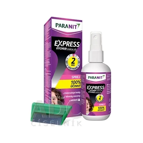 PARANIT EXPRESS SPREJ 95ml + hrebeň