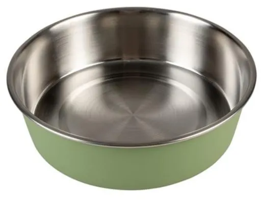 DUVO+ Inox miska pre psy nerezová matná zelená 1500ml - priemer 20,3cm