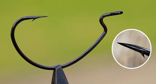 Redbass offsetový háčik hunter sickle - 1/0 10 ks