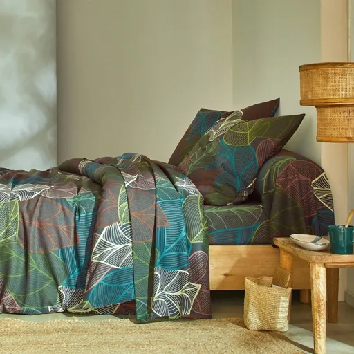 Posteľná bielizeň Elsa s motívom listov, polycoton