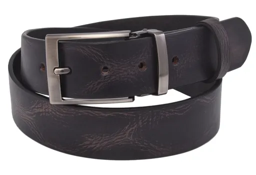 Pánsky kožený opasok 759-40-03 čierny pracka Vavrinec