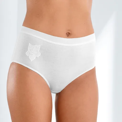 Nohavičky maxi s výšivkou, sada 4 ks