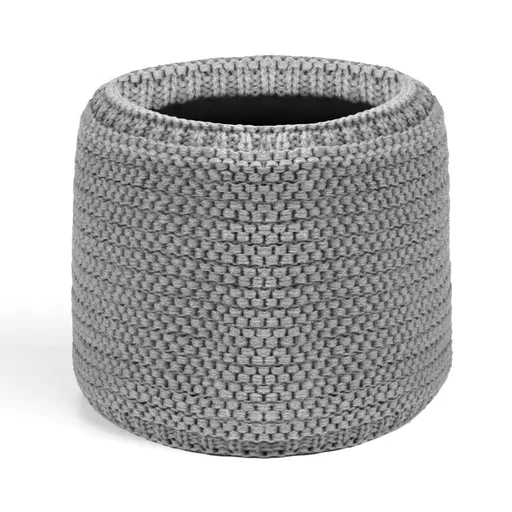 Bontis Dámsky pletený šál tunel - Svetlošedý melír | uni