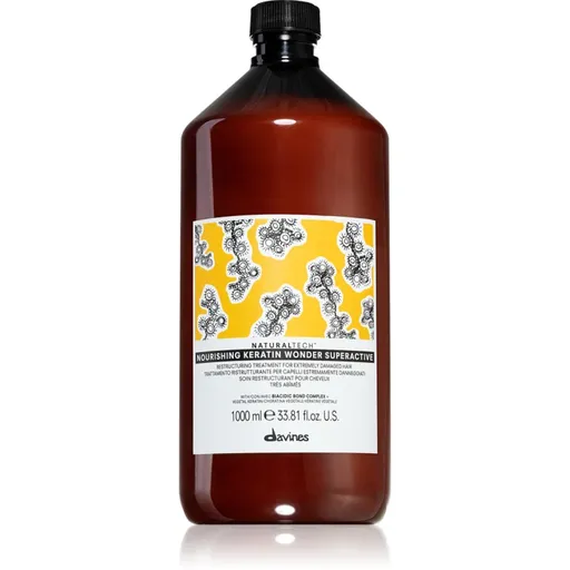 Davines Naturaltech Nourishing Keratin Wonder obnovujúca starostlivosť s keratínom vhodná k maske na vlasy 1000 ml