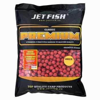 Jet fish boilie premium clasicc 5 kg 20 mm - jahoda / brusnica