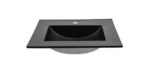 ArtCom Keramické umývadlo UM-LAVA 60 DP | čierna 60 cm