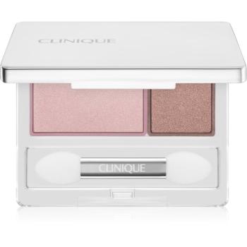 Clinique All About Shadow™ Duo duo očné tiene odtieň Strawberry Fudge - Shimmer 1,7 g