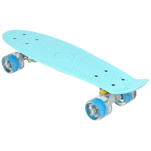Pennyboard ENERO BABY BLUE, 56 cm s LED kolieskami