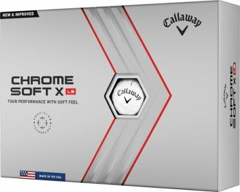 Callaway Chrome Soft X LS 2022 Golf Balls White Basic Golfové lopty