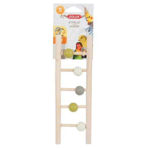 ZOLUX Rebrík pre vtáky drevený 5 priečok 23,5 cm