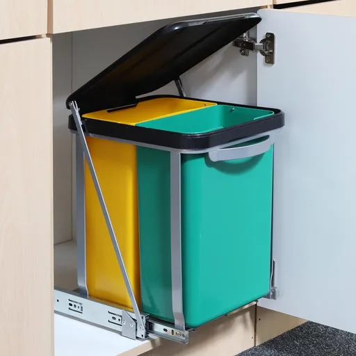 Haushalt international Vestavný odpadkový koš výsuvný s automatickým víkem