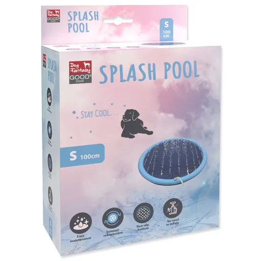 Bazén plytký Dog Fantasy s vodnými tryskami 100cm