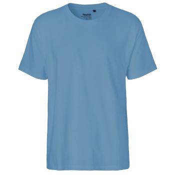 Neutral Pánske tričko Classic z organickej Fairtrade bavlny - Dusty indigo | XL