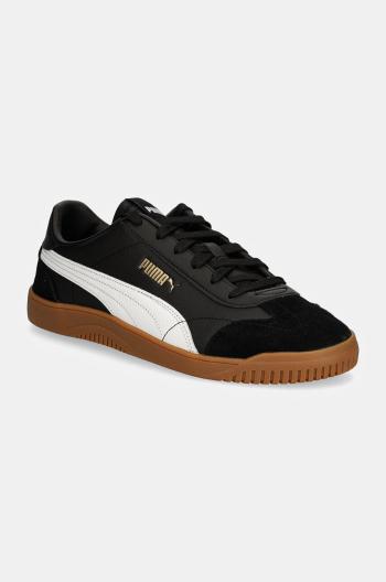 Kožené tenisky Puma Puma Club 5v5 SD čierna farba, 395104