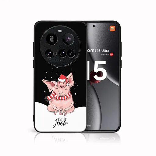 MY ART Kryt s vianočným dizajnom Xiaomi 15 Ultra LET IT SNOW (075)