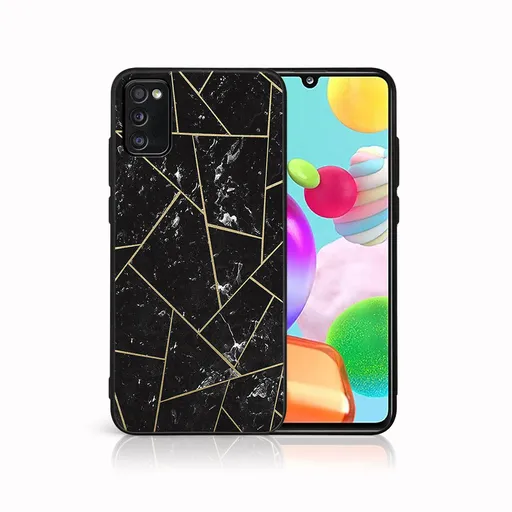 MY ART Ochranný obal pre Samsung Galaxy A41 POLYGONAL (150)