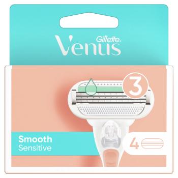 GILLETTE Venus Smooth Sensitive Náhradné hlavice 4 ks, poškodený obal