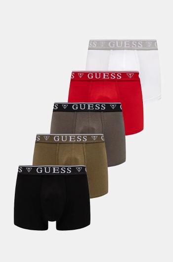 Boxerky Guess 5-pak pánske, červená farba, U4YG16 K6YW1