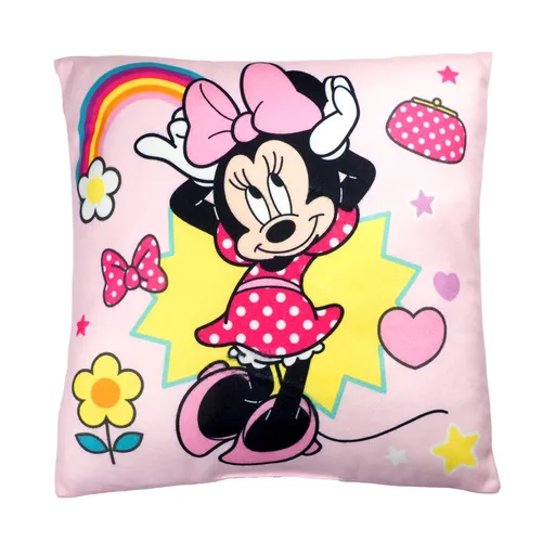 Jerry Fabrics Detský vankúšik s potlačou - Minnie - Smile | 40 x 40 cm