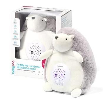 BabyOno projektor s melódiou ježko Hugo, sivý (5901435410837)