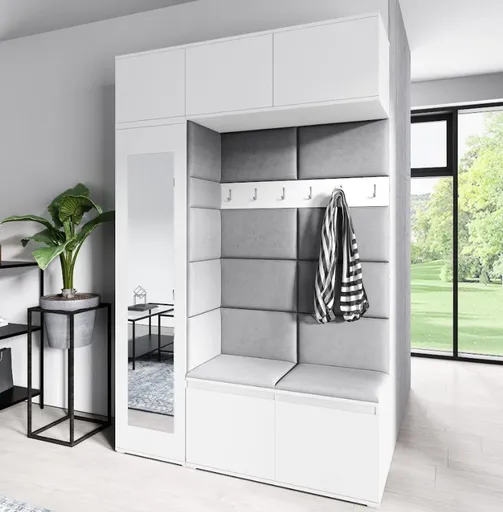 ArtPK Predsieň AMY 21 | biela so zrkadlom farebné prevedenie: Trinity 14