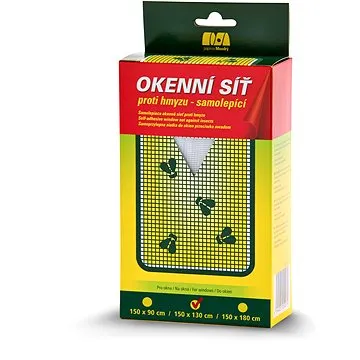 PAPÍRNA MOUDRÝ - Okenná sieť, 150× 130 cm, biela (8594021250015)