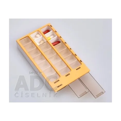 Dávkovač liekov typ 02 týždenný