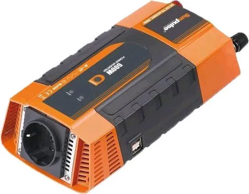 Menič napätia Carspa PID400 12V/230V+USB 400W, modifikovaná sínus, digitálny display