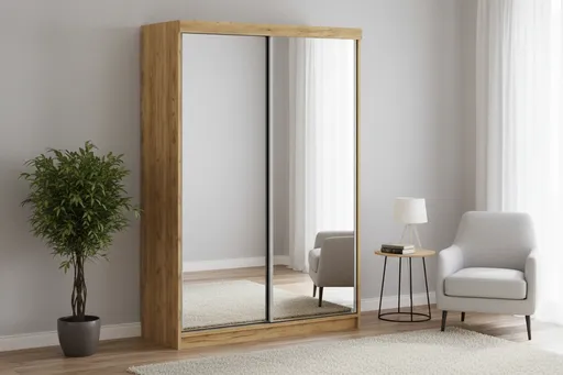 Elvisia Šatníková skriňa POLA 150 | 2x zrkadlo