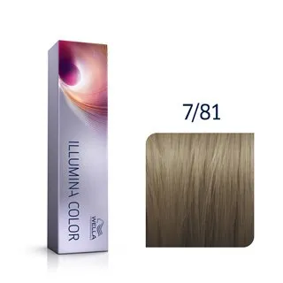 Wella Professionals Illumina Color profesionálna permanentná farba na vlasy 7/81 60 ml