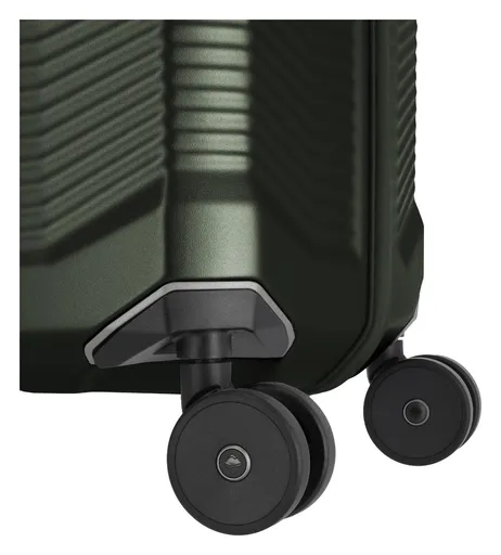 Stredný škrupinový kufor Travelite Millennium M Pine Green