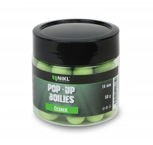 Nikl plávajúce boilies česnak - 14 mm 50 g