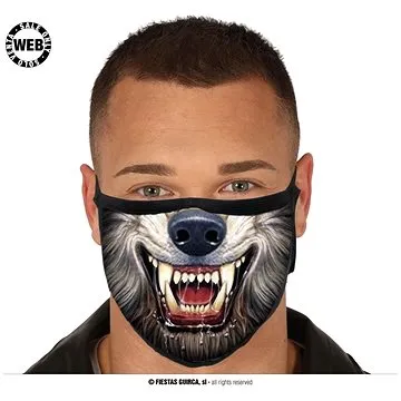 Látkové rúško – motív Vlkodlak (8434077125229)