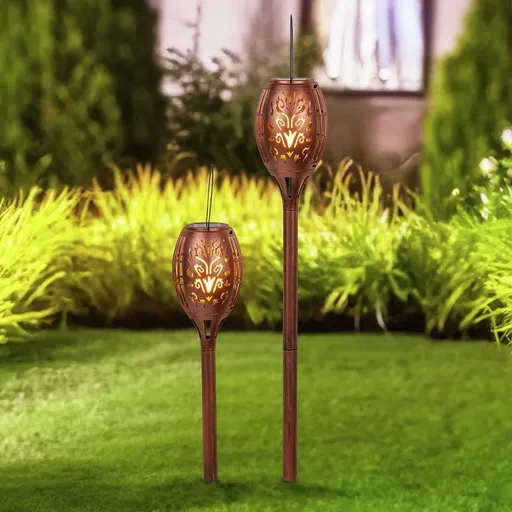 Haushalt international LED solární zahradní lampa, 2 ks