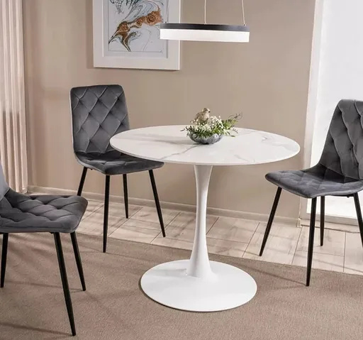 Signal Jedálenský stôl ESPERO | biela / biely